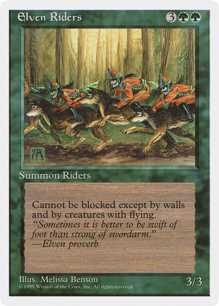 Image of Elven Riders (4ED-126) - Fourth Edition