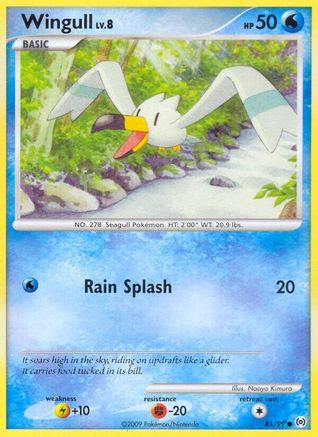 Image of Wingull (81) 081  - Reverse Holofoil Arceus - Common