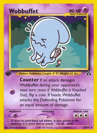 Image of Wobbuffet (35) 035/75  - Unlimited Neo Discovery - Rare