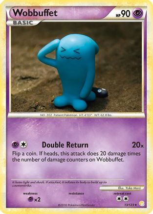 Image of Wobbuffet 013  - Reverse Holofoil HeartGold SoulSilver - Holo Rare