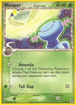 Image of Wooper (Delta Species) 071/101  Dragon Frontiers - Common