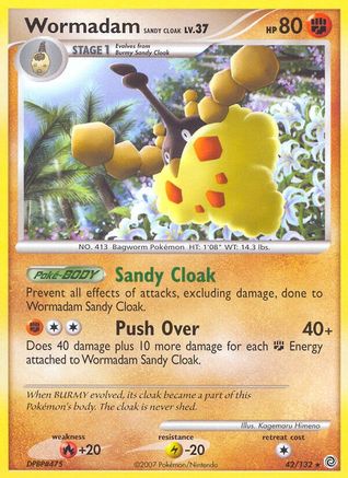 Image of Wormadam Sandy Cloak  - Reverse Holofoil Secret Wonders - Rare