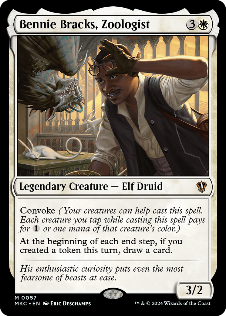 Image of Bennie Bracks, Zoologist (MKC-057) - Murders at Karlov Manor Commander