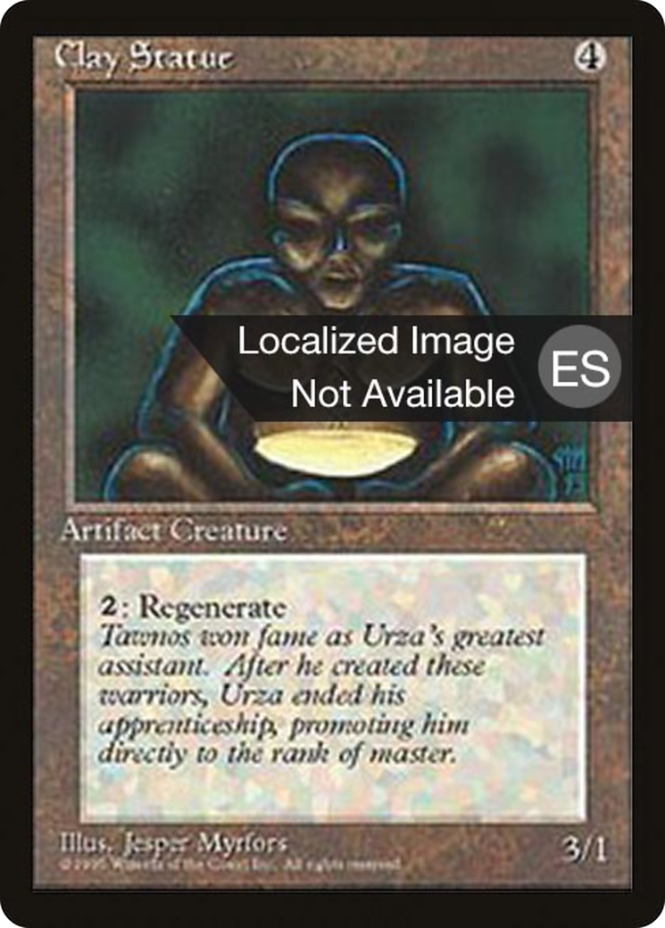 Image of Clay Statue (4BB-) - Fourth Edition Foreign Black Border