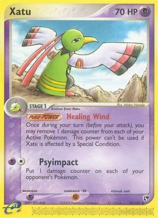 Image of Xatu 055  - Reverse Holofoil Sandstorm - Uncommon