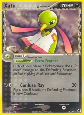 Image of Xatu (Delta Species) 025/101  Dragon Frontiers - Rare