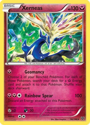 Image of Xerneas 096/146  - Reverse Holofoil XY Base Set - Rare