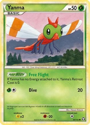 Image of Yanma 084/102  Triumphant - Common