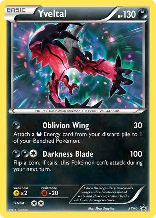 Image of Yveltal XY06  - Holofoil XY Promos - Promo