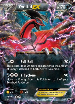 Image of Yveltal EX XY08  - Holofoil XY Promos - Promo