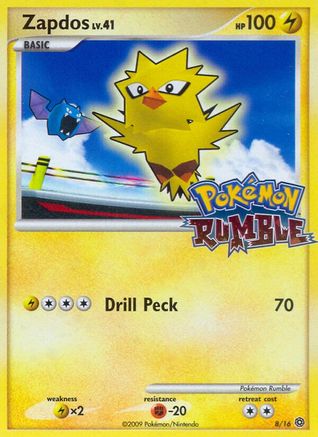 Image of Zapdos 008  Rumble - Promo