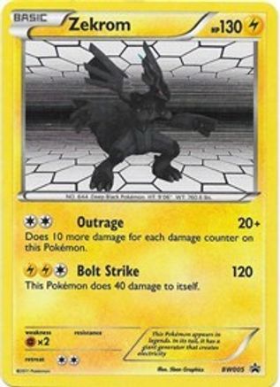 Image of Zekrom BW005  - Holofoil Black and White Promos - Promo
