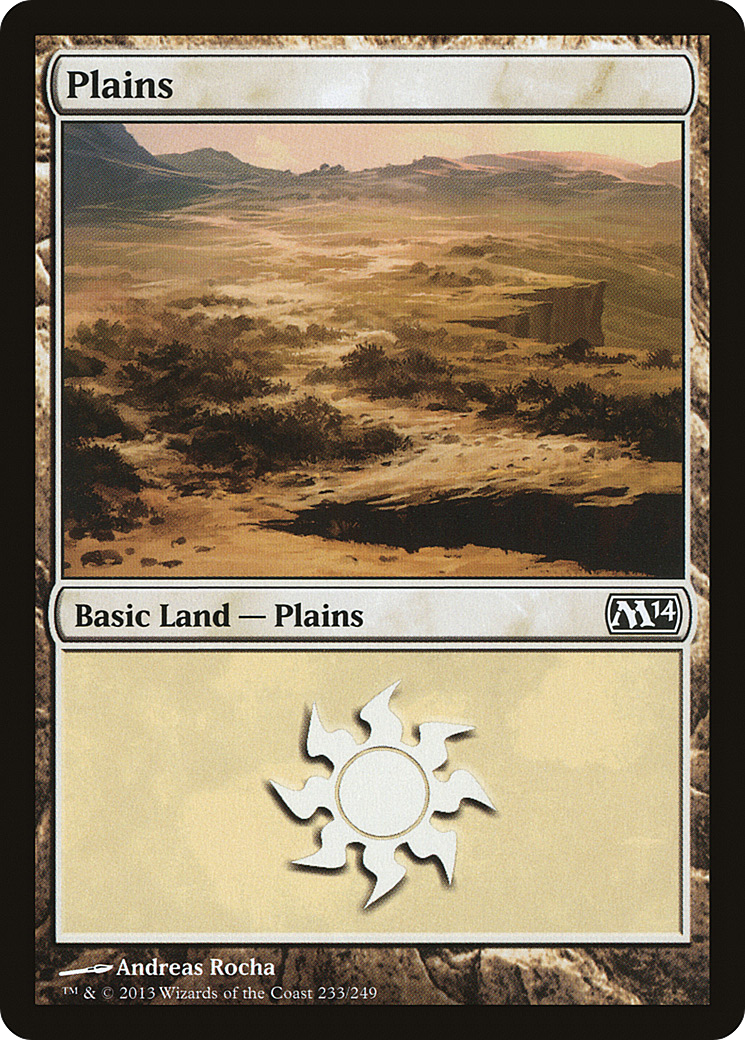 Image of Plains (233) (M14-233) - Magic 2014 Foil