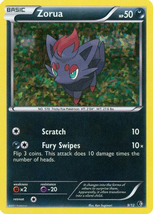 Image of Zorua 009/12  - Holofoil McDonalds Promos 2011 - Promo