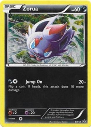 Image of Zorua BW12  - Holofoil Black and White Promos - Promo