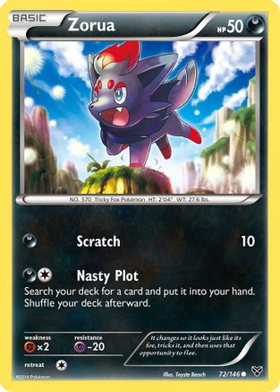 Image of Zorua 072/146  XY Base Set - Common