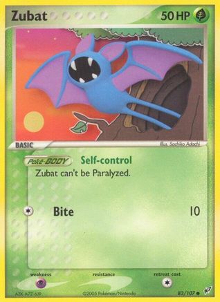 Image of Zubat 083  Deoxys - Common