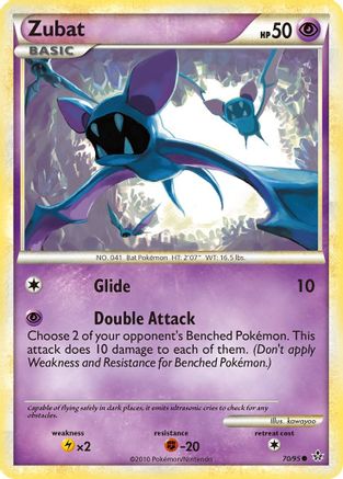 Image of Zubat 070/95  Unleashed - Common