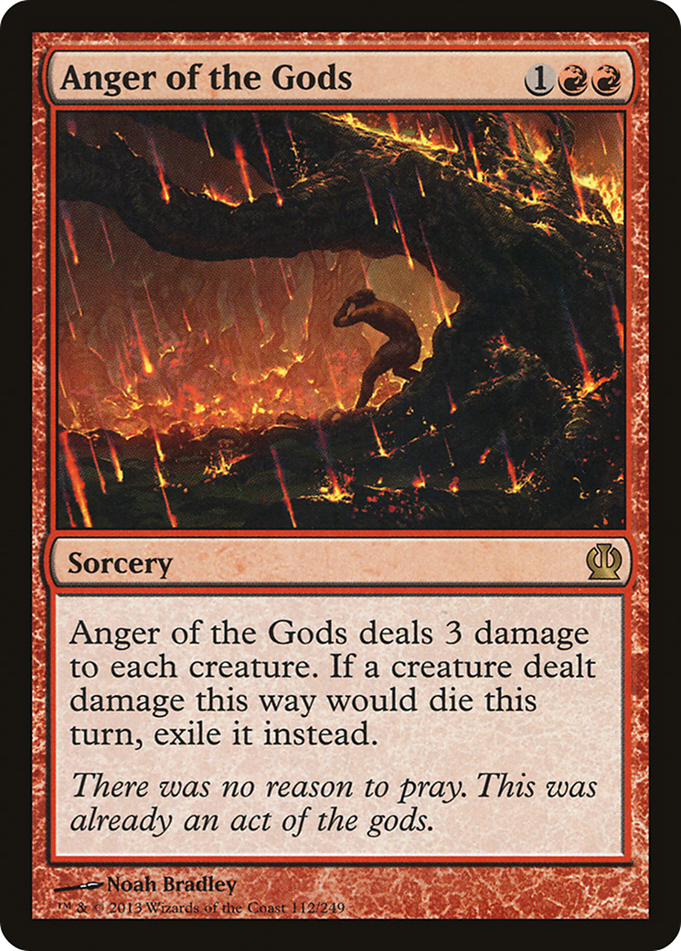 Image of Anger of the Gods (THS-112) - Theros Foil