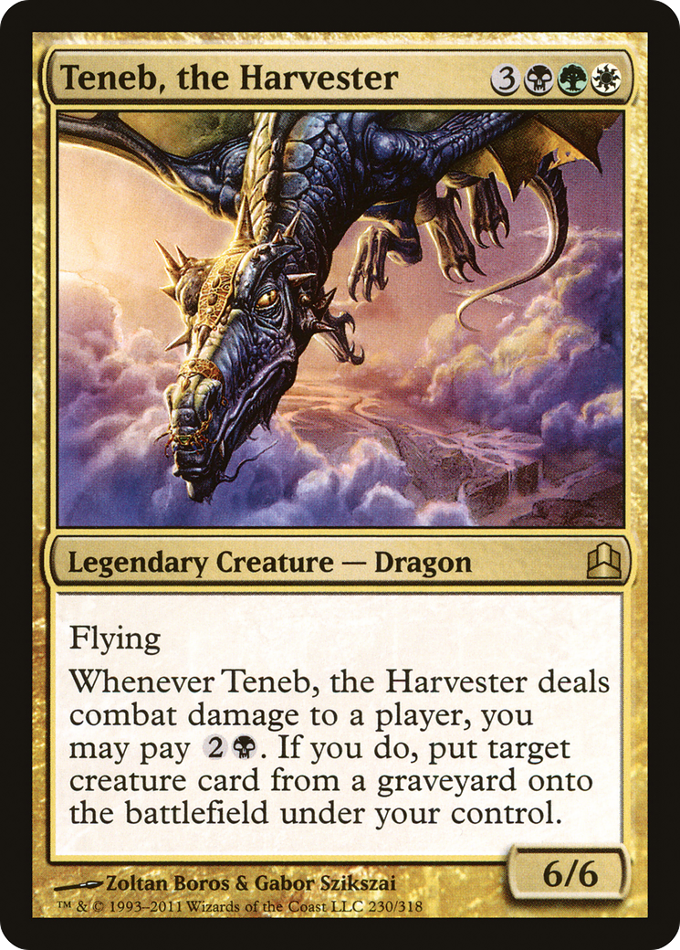 Image of Teneb, the Harvester (CMD-230) - Commander 2011
