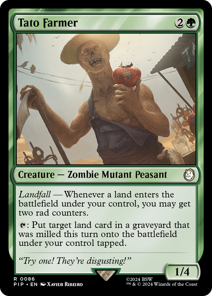 Image of Tato Farmer (PIP-086) - Fallout Foil