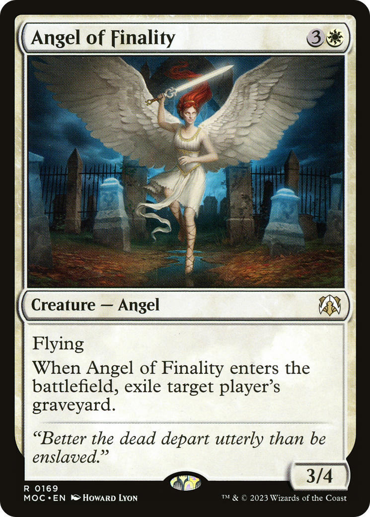 Image of Angel of Finality (MOC-169) - March of the Machine Commander