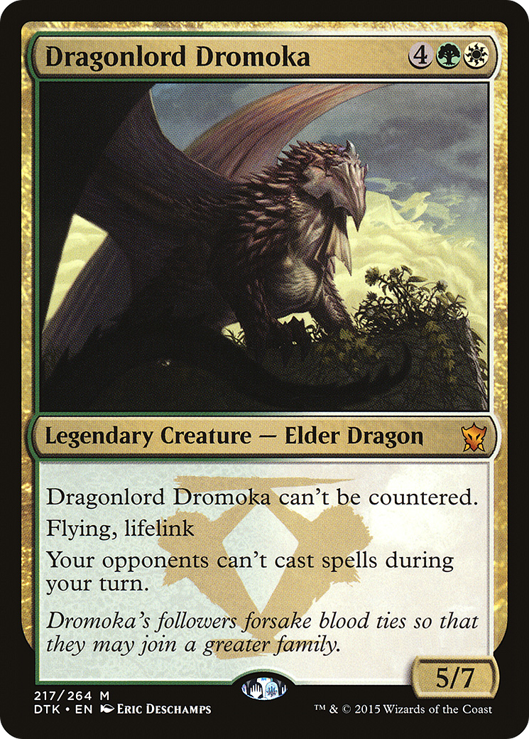 Image of Dragonlord Dromoka (DTK-217) - Dragons of Tarkir