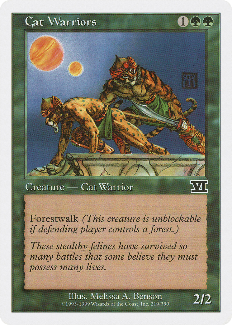 Image of Cat Warriors (6ED-219) - Classic Sixth Edition