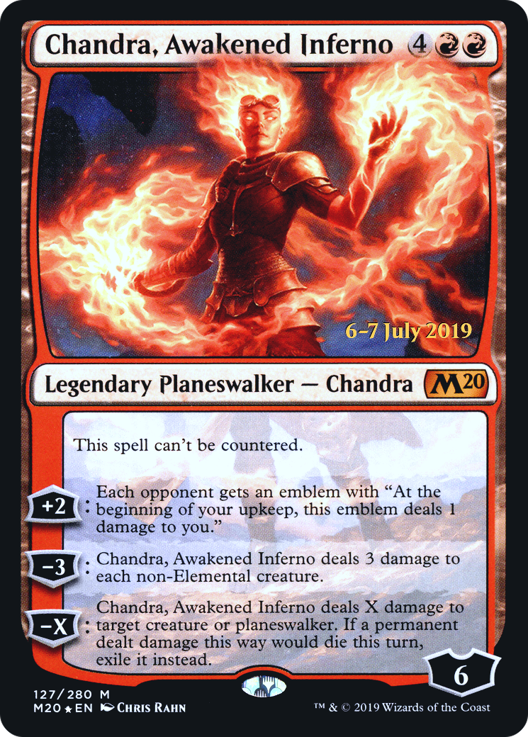 Image of Chandra, Awakened Inferno (PRE-127) - Core Set 2020 Promos Foil