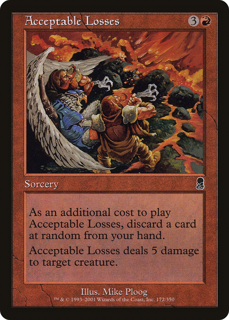 Image of Acceptable Losses (ODY-172) - Odyssey Foil