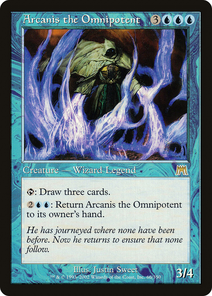 Image of Arcanis the Omnipotent (ONS-066) - Onslaught Foil
