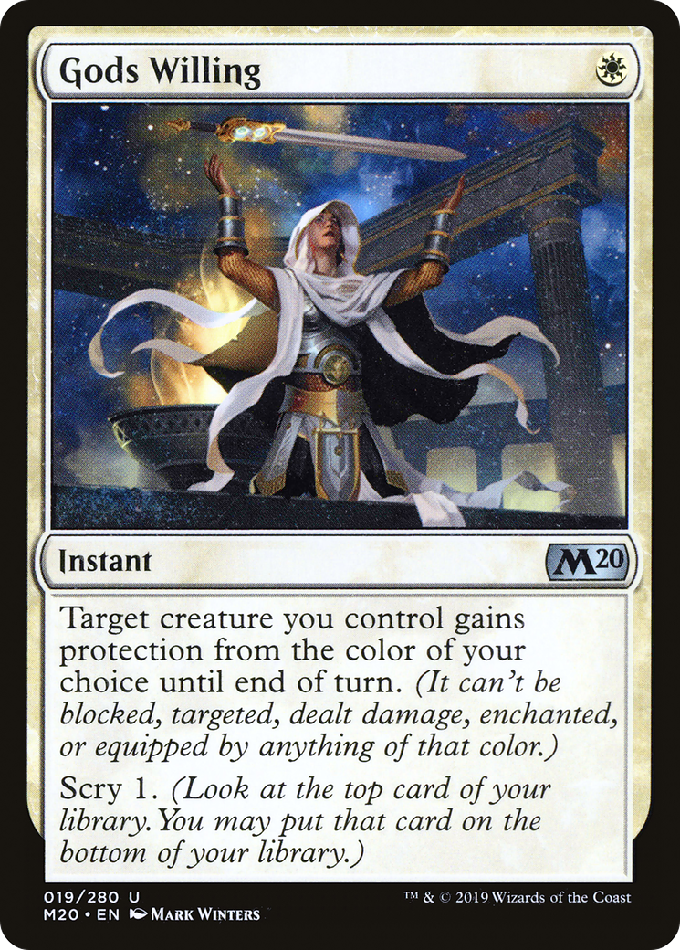 Image of Gods Willing (M20-019) - Core Set 2020