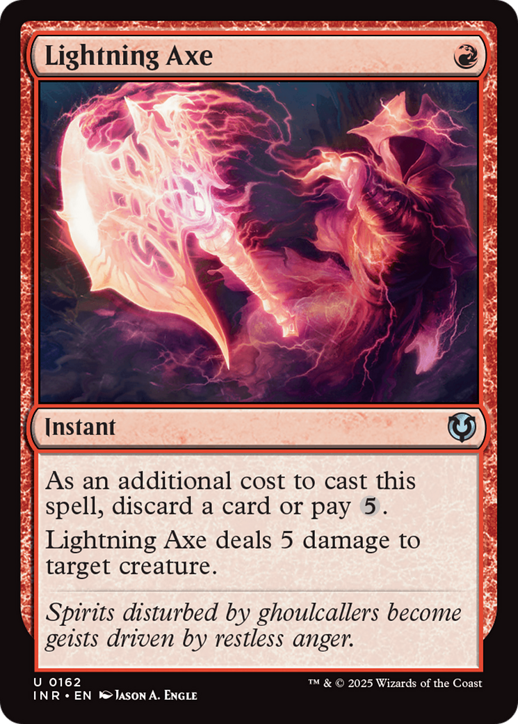 Image of Lightning Axe (INR-162) - Innistrad Remastered