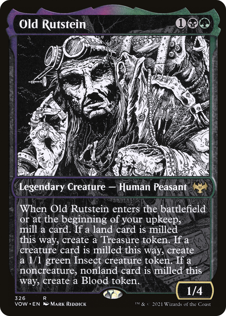Image of Old Rutstein (Showcase) (VOW-326) - Innistrad: Crimson Vow: (Showcase)