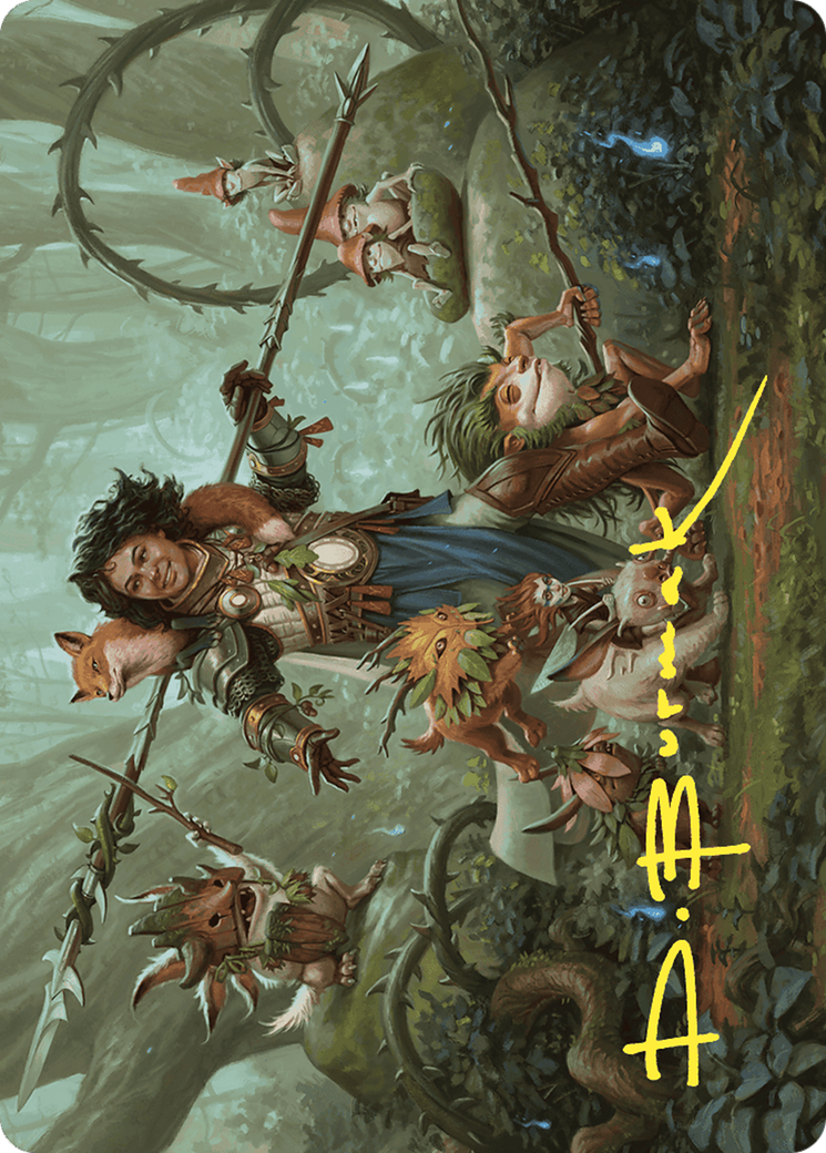 Image of Ellivere of the Wild Court // Ellivere of the Wild Court (AWOE-049) - Wilds of Eldraine Art Series (Borderless)