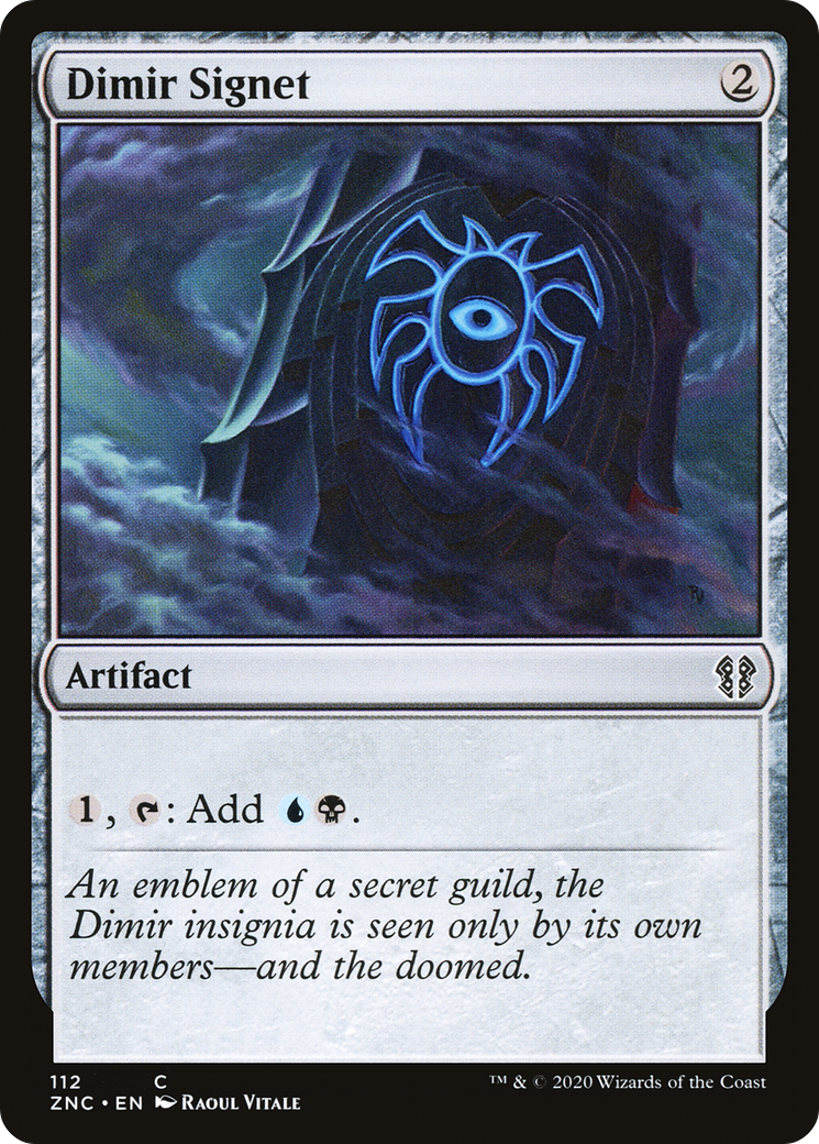 Image of Dimir Signet (ZNC-112) - Zendikar Rising Commander