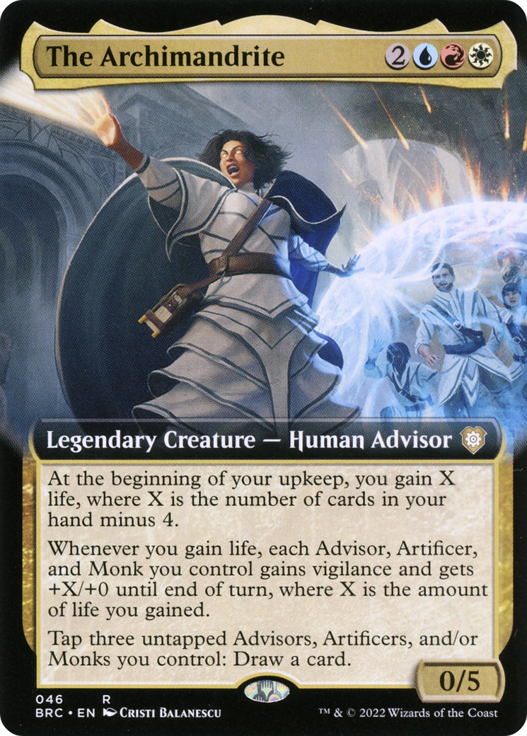 Image of The Archimandrite (Extended Art) (BRC-046) - The Brothers' War Commander: (Extended Art) Foil
