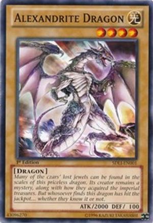 Image of Alexandrite Dragon (SDLI-EN001) - Structure Deck: Realm of Light 1st Edition