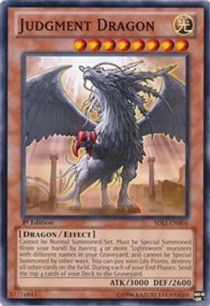 Image of Judgment Dragon (SDLI-EN004) - Structure Deck: Realm of Light 1st Edition