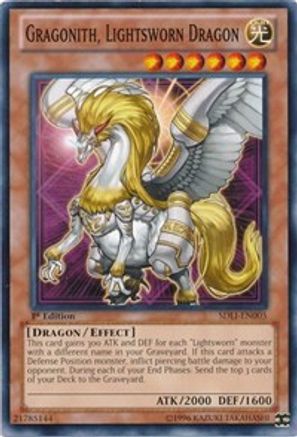 Image of Gragonith, Lightsworn Dragon (SDLI-EN005) - Structure Deck: Realm of Light 1st Edition