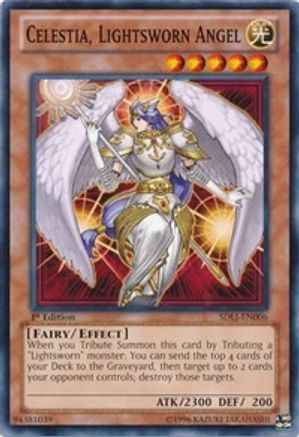 Image of Celestia, Lightsworn Angel (SDLI-EN006) - Structure Deck: Realm of Light 1st Edition
