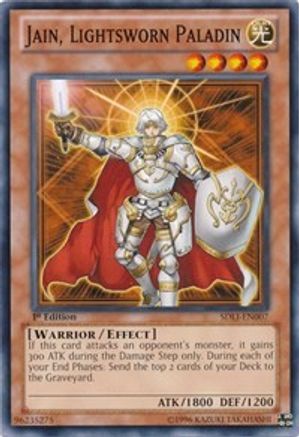 Image of Jain, Lightsworn Paladin (SDLI-EN007) - Structure Deck: Realm of Light 1st Edition