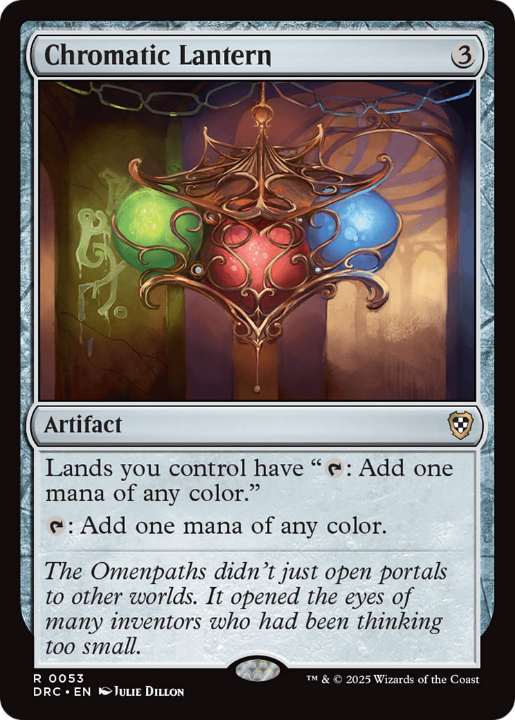 Image of Chromatic Lantern (DRC-053) - Commander: Aetherdrift