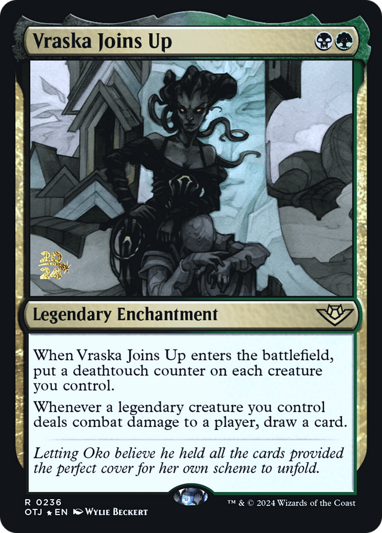 Image of Vraska Joins Up (PRE-236) - Outlaws of Thunder Junction Promos Foil