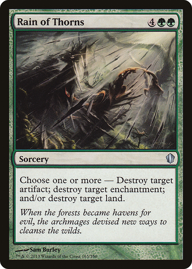 Image of Rain of Thorns (C13-163) - Commander 2013
