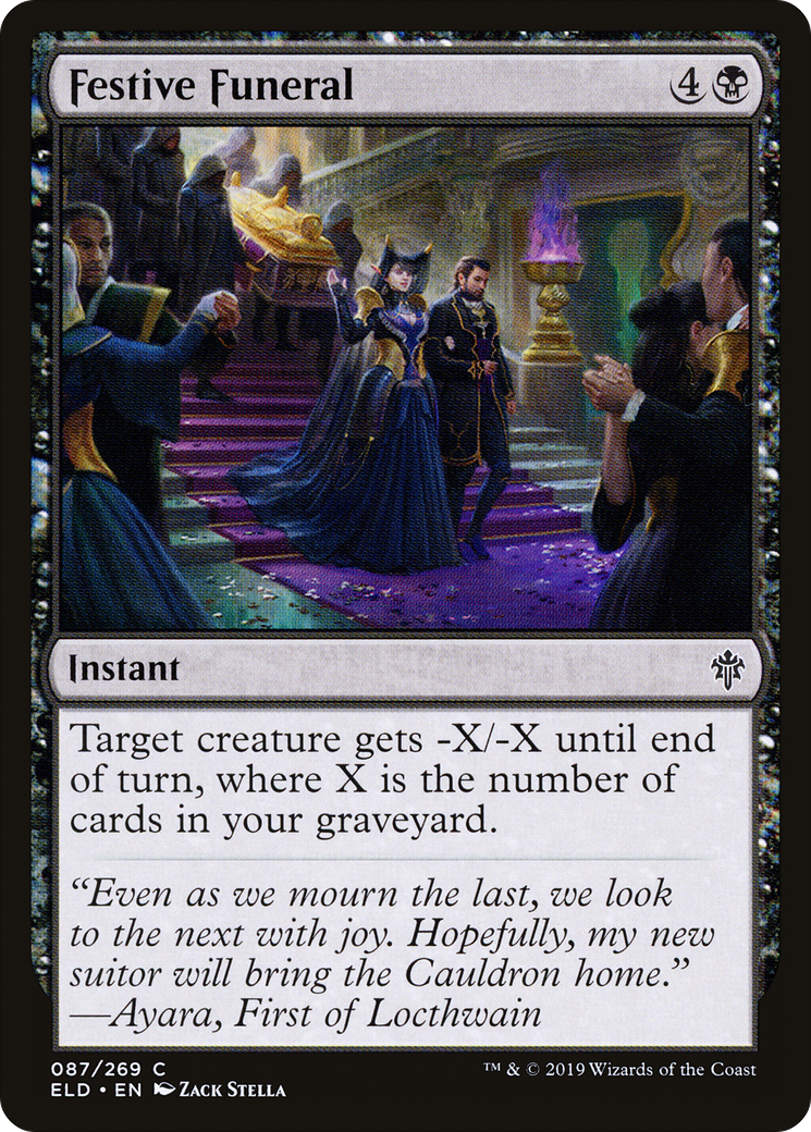Image of Festive Funeral (ELD-087) - Throne of Eldraine