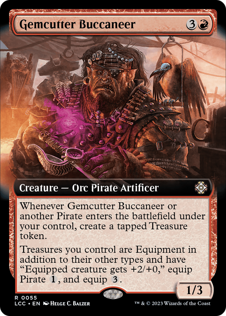 Image of Gemcutter Buccaneer (Extended Art) (LCC-055) - The Lost Caverns of Ixalan Commander: (Extended Art)