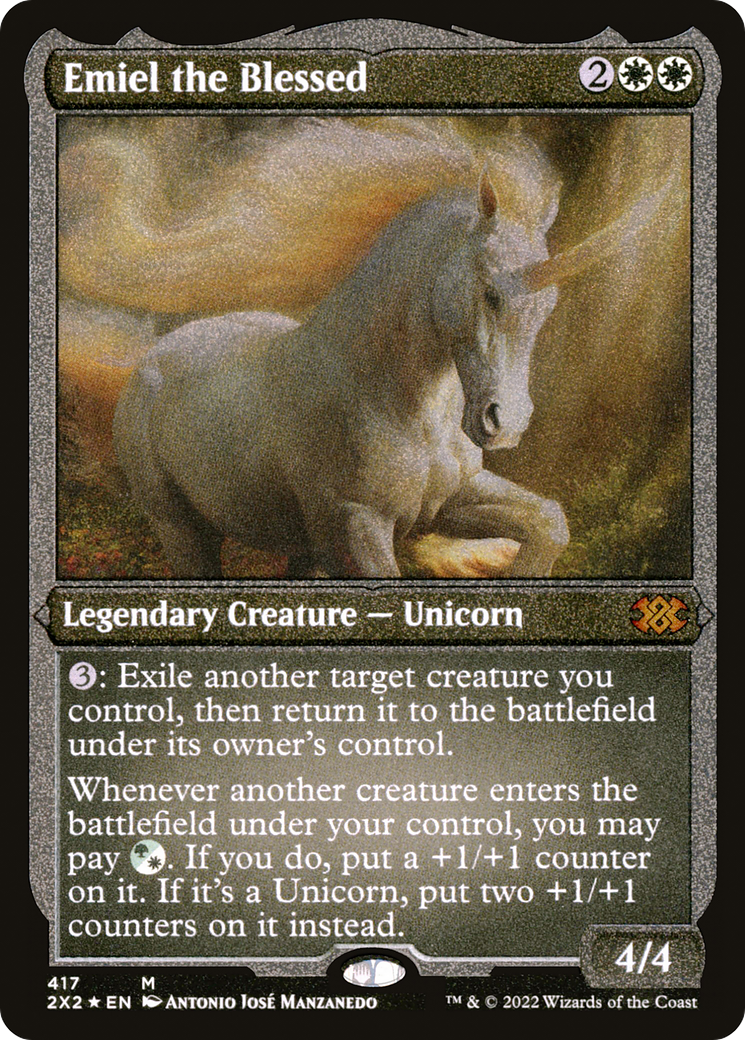 Image of Emiel the Blessed (2X2-417) - Double Masters 2022 Foil