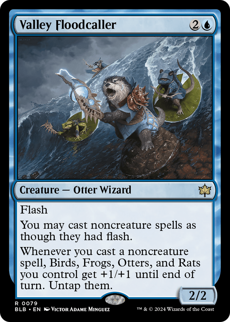 Image of Valley Floodcaller (BLB-079) - Bloomburrow
