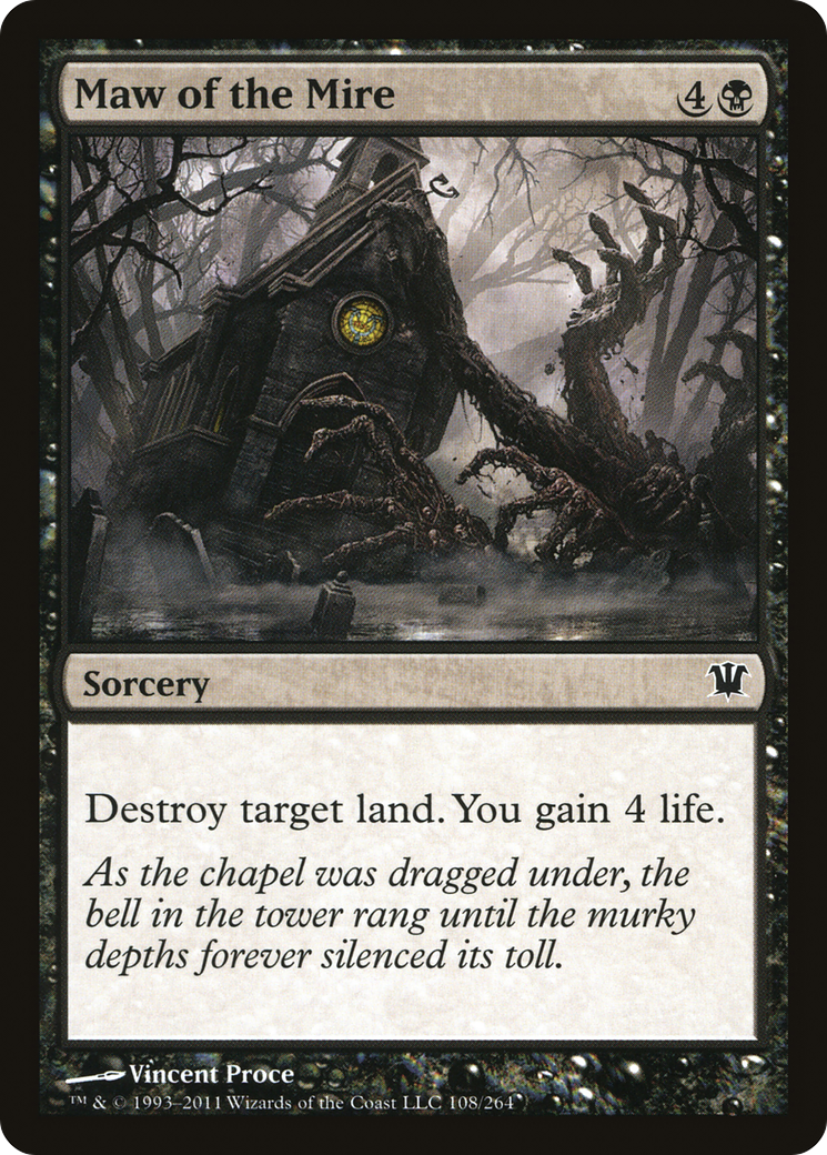 Image of Maw of the Mire (ISD-108) - Innistrad Foil